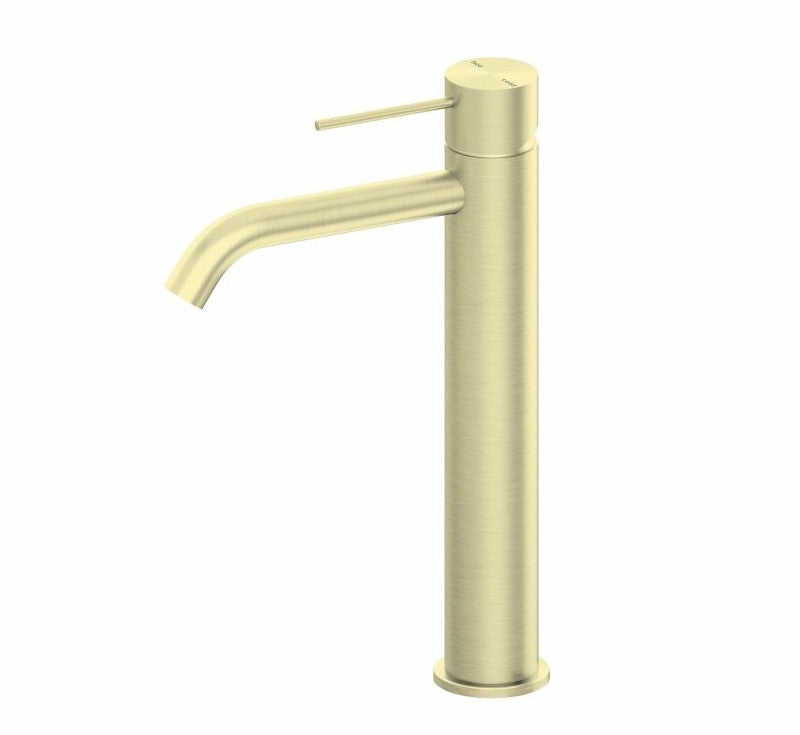 Nero Mecca Tall Basin Mixer Brushed Gold