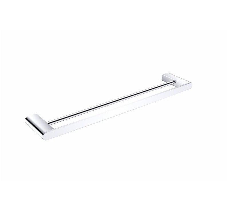 Nero Bianca Double Towel Rail 600mm Chrome