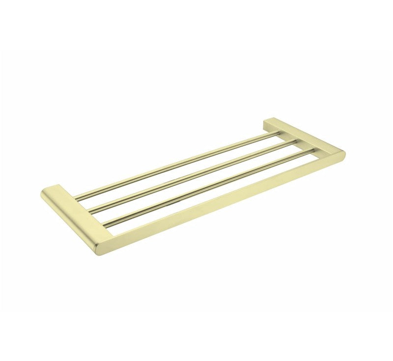 Nero Bianca Towel Rack Brushed Gold
