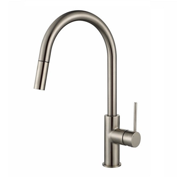 Star Mini Pull Out Kitchen Mixer Brushed Nickel