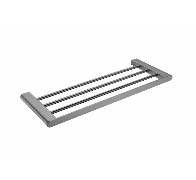 Nero Bianca Towel Rack Gun Metal