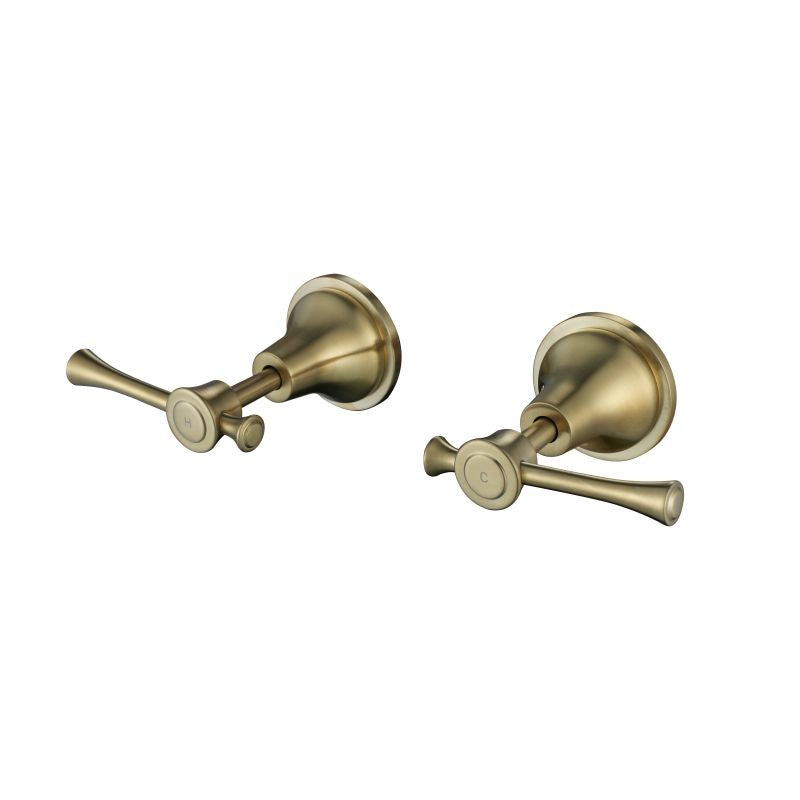 Montpellier Wall Assemblies 1/4 Turn Brushed Bronze