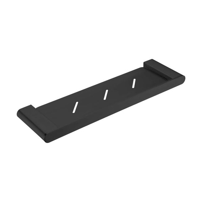 Nero Bianca Shower Shelf Matte Black | The Blue Space