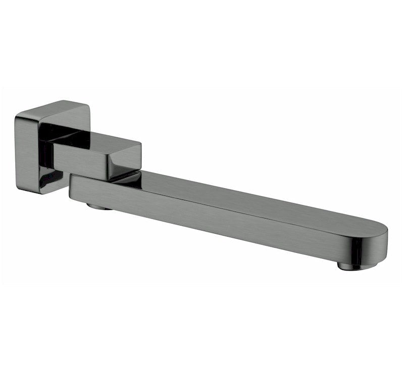 Nero Bianca Swivel Bath Spout Gun Metal