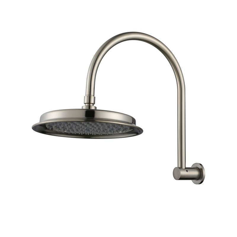 Montpellier Shower Arm and Rose Brushed Nickel