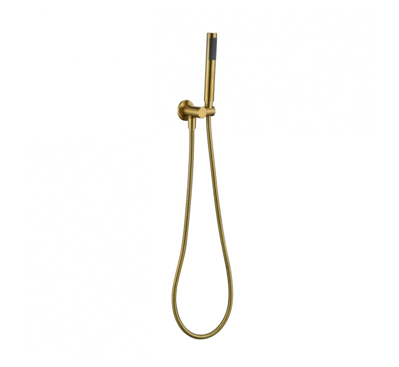 Modern National Star Mini Hand Shower on Bracket Brushed Bronze