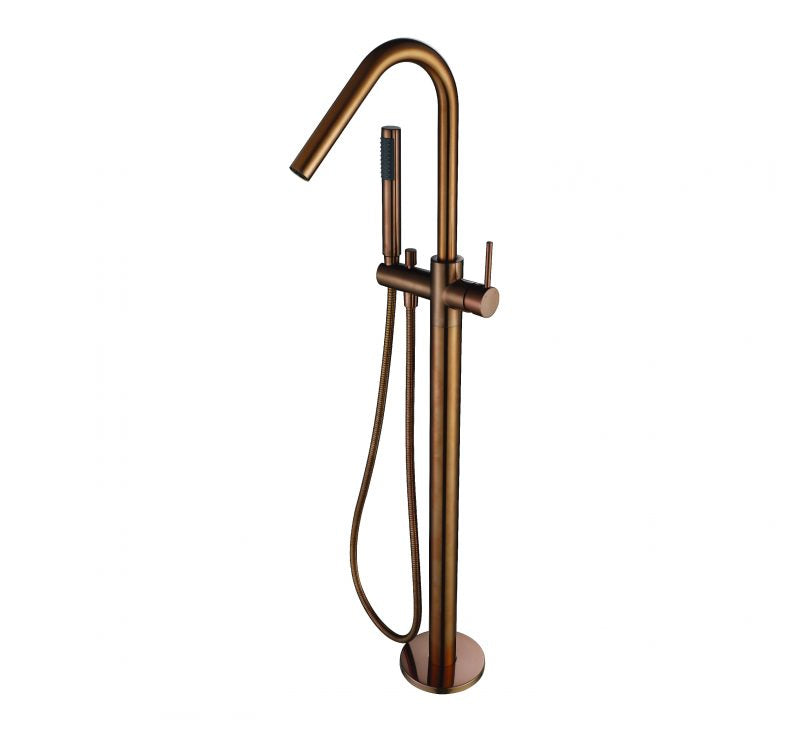 Freestanding Bath Mixer Champagne