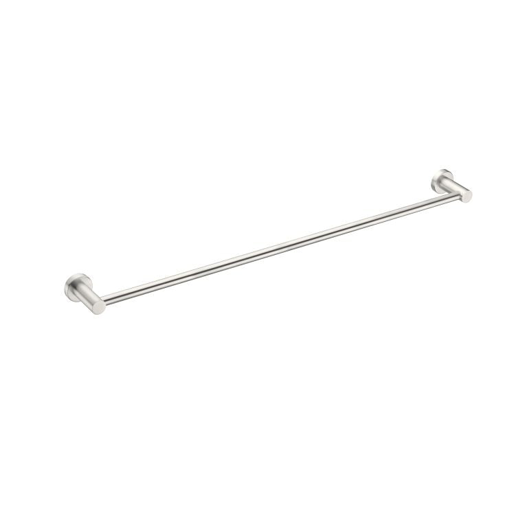 Nero Mecca Single Towel Rail 600mm Brushed Nickel