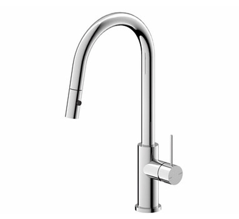 Nero Mecca Pull Out Sink Mixer With Vegie Spray Chrome
