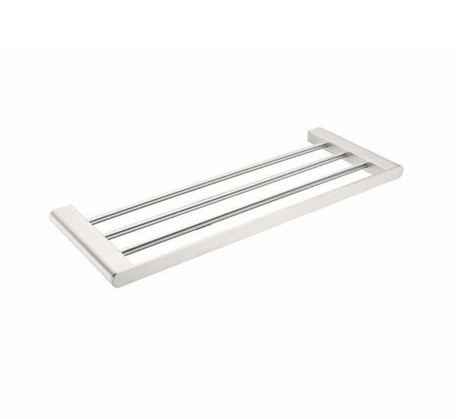Nero Bianca Towel Rack Brushed Nickel | The Blue Space