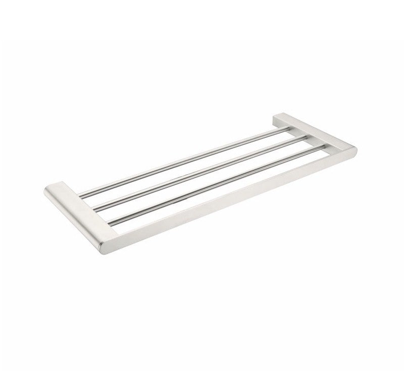 Nero Bianca Towel Rack Brushed Nickel