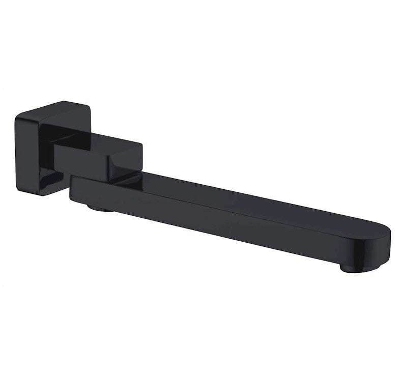Nero Bianca Swivel Bath Spout Matte Black