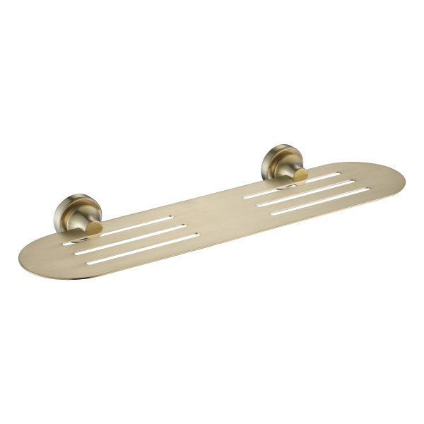 Modern National Medoc Metal Shelf Brushed Bronze | The Blue Space