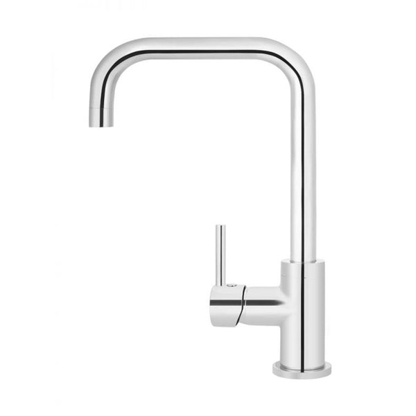 Meir Round Squareline Kitchen Sink Mixer - Chrome