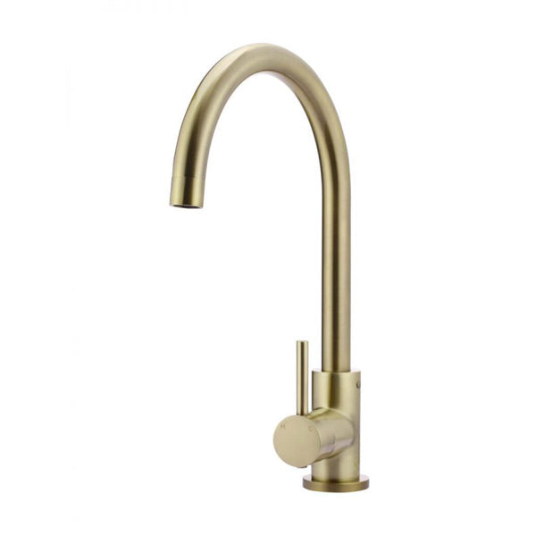 Meir Round Kitchen Sink Mixer - Tiger Bronze