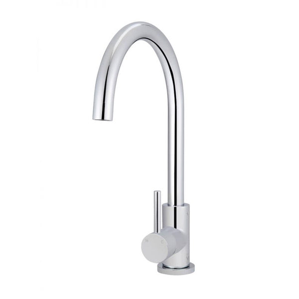 Meir Round Kitchen Sink Mixer - Chrome