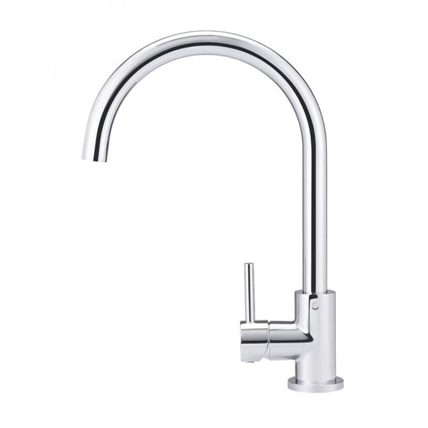 Meir Round Kitchen Sink Mixer - Chrome