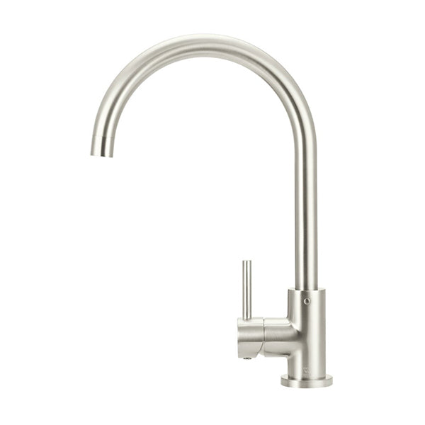 Meir Round Kitchen Sink Mixer - Brushed Nickel