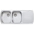 Oliveri Monet double bowl topmount sink R/H drainer 1TH - The Blue Space