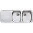 Oliveri Monet double bowl topmount sink L/H drainer 1TH - The Blue Space