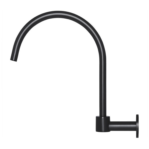 Meir Round High-Rise Swivel Wall Spout Matte Black