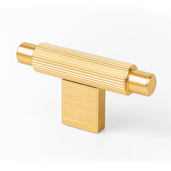 Momo Handles Arpa T Knob 70mm Brushed Dark Brass