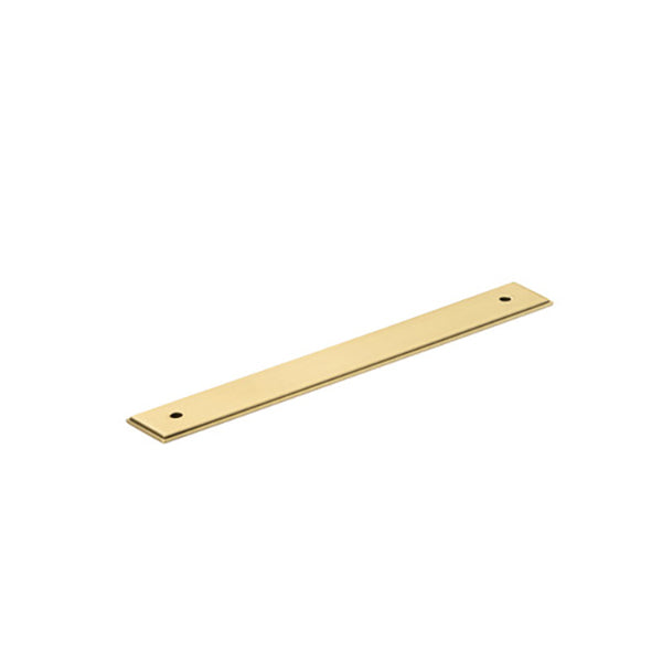 Momo Handles Barrington Backplate to Suit Bar Handle Matt Brass Online at The Blue Space