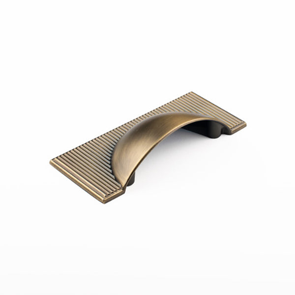Momo Handles Barrington Cup Pull Dark Brushed Brass