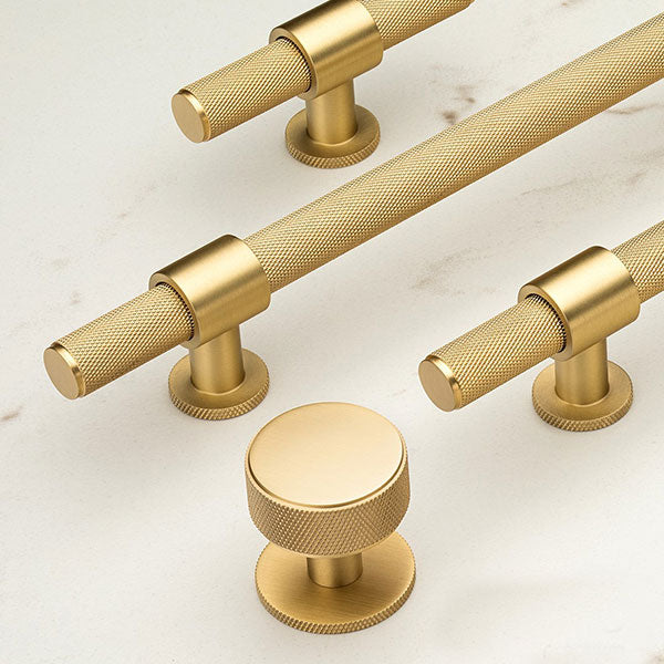 Momo Handles Belgravia Round Knob 35mm Brushed Satin Brass