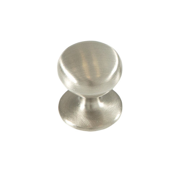 Momo Handles New Hampton Round Knob 32mm Dull Brushed Nickel
