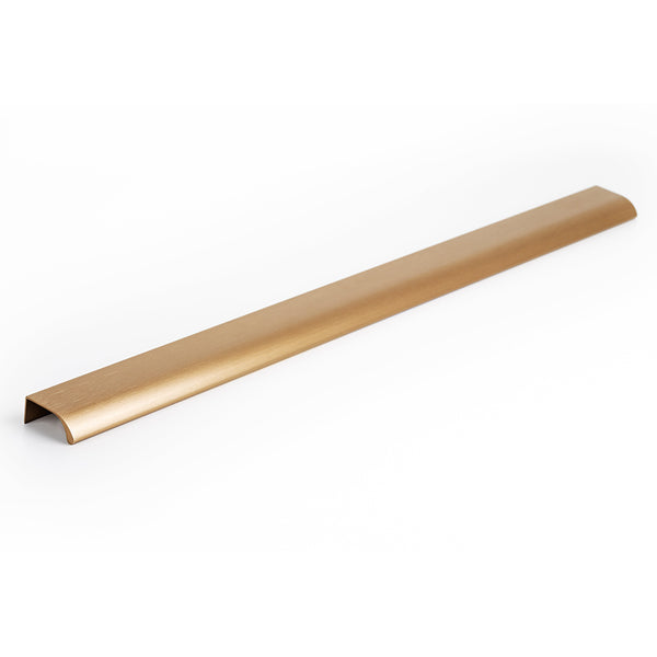 Momo Handles Ona Lip Pull Handle Dark Brushed Brass