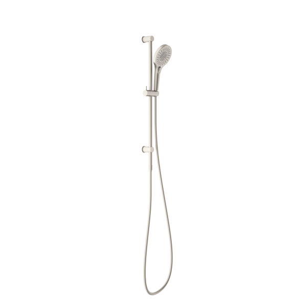Nero Opal Shower Rail Brushed Nickel