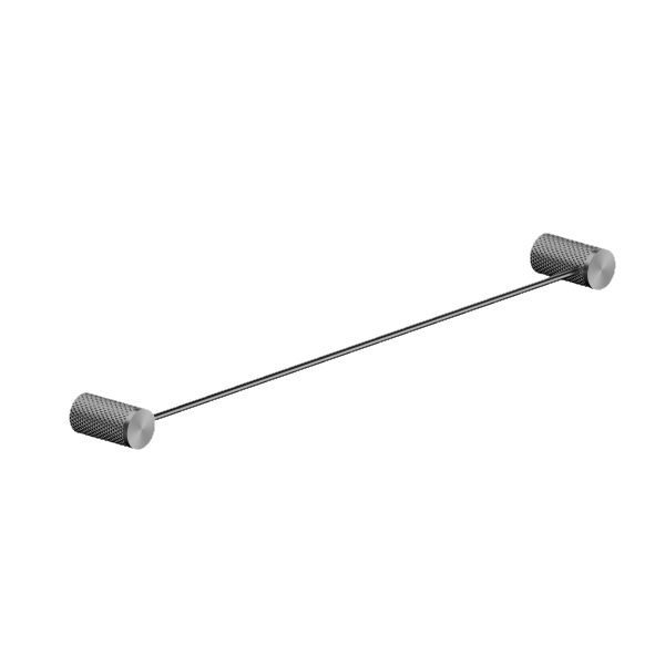 Nero Opal Single Towel Rail 600mm Graphite