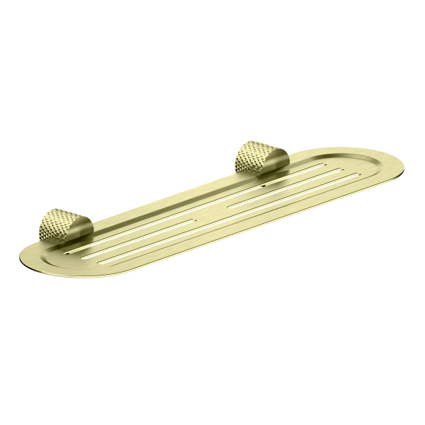 Nero Opal Metal Shelf Brushed Gold