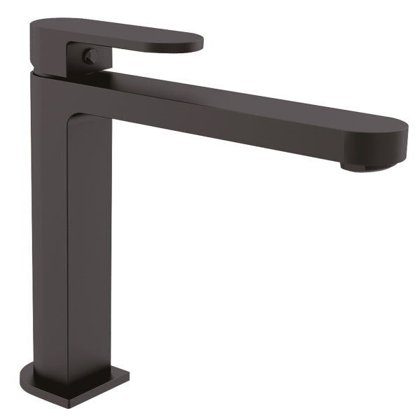 Nero Ecco Tall Basin Mixer Matte Black