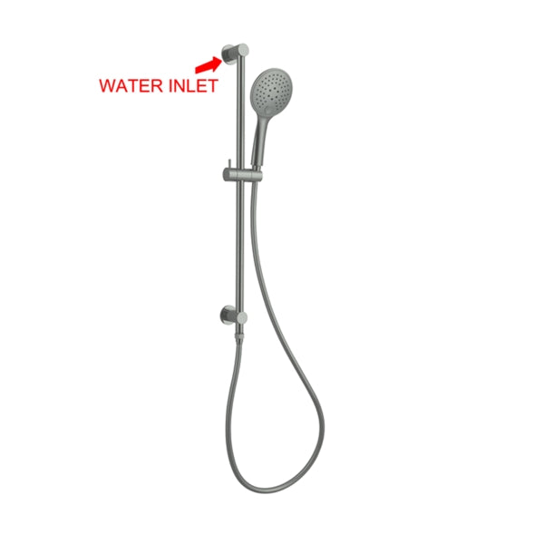 Nero 3 Function Shower Rail Gun Metal
