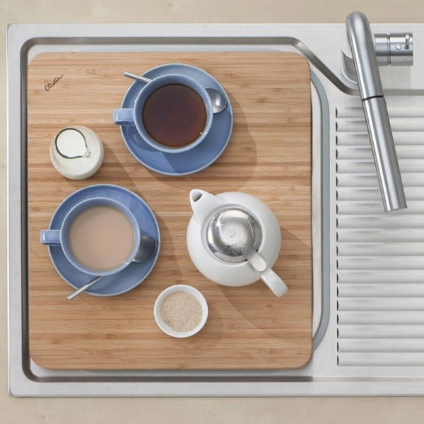 Oliveri Sonetta and Apollo Series Bamboo Chopping Board Lifestyle - The Blue Space