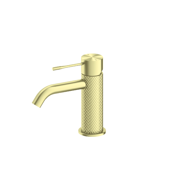 Nero Opal Basin Mixer Brushed Gold