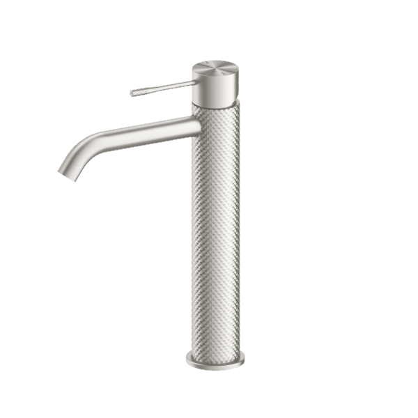 Opal Tall Basin Mixer Brushed Nickel