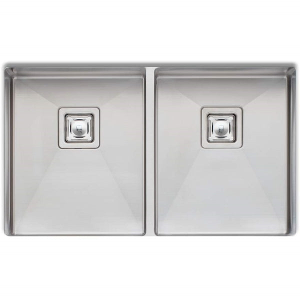 Oliveri Pro Series double bowl undermount sink NTH - The Blue Space