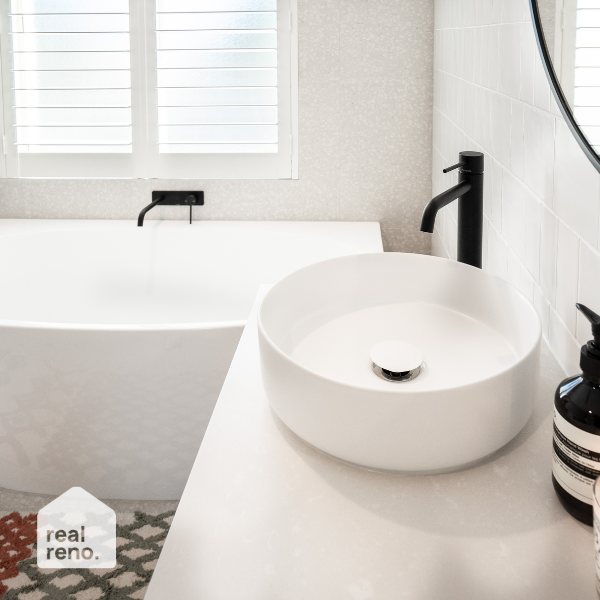 Fienza Reba Ceramic Above Counter Basin - Matte White