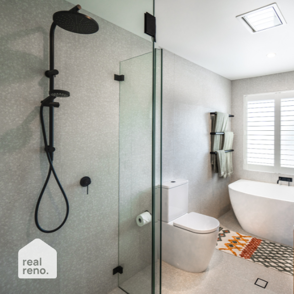 Phoenix Vivid Slimline Shower/Wall Mixer Matte Black
