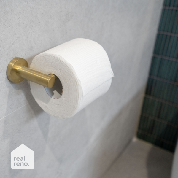 Meir Round Toilet Roll Holder Tiger Bronze