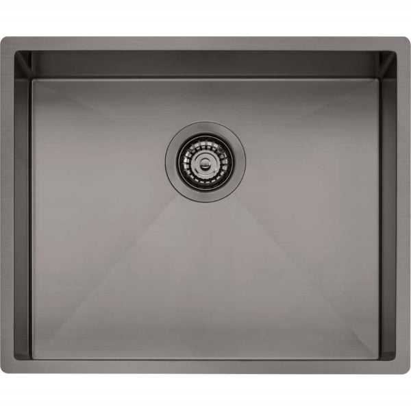 Oliveri Spectra single bowl gunmetal sink NTH