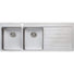 Oliveri Sonetto double bowl topmount sink R/H drainer 1TH - The Blue Space