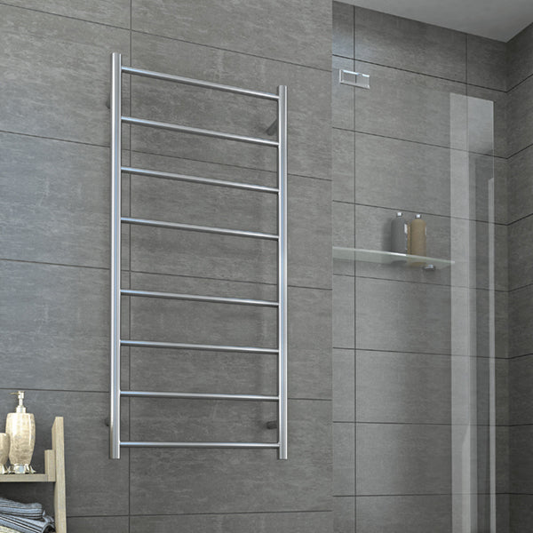 Thermogroup 8 Bar Thermorail Heated Towel Ladder 530mm Brushed Stainless Steel