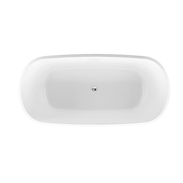 BelBagno Baden Freestanding Bath White