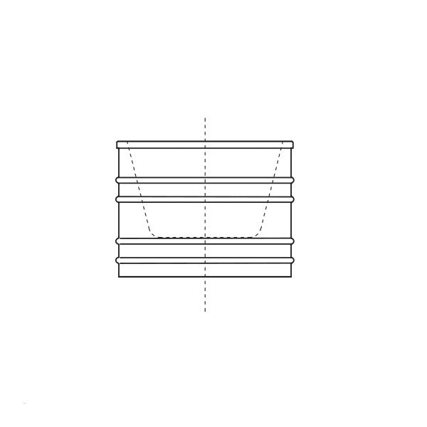 BelBagno Bucciano 1675mm Freestanding Bath Stone Grey