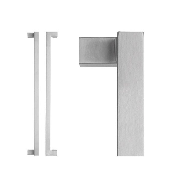 Lockwood Entrance Pull Door Handle 146 Satin Stainless Steel