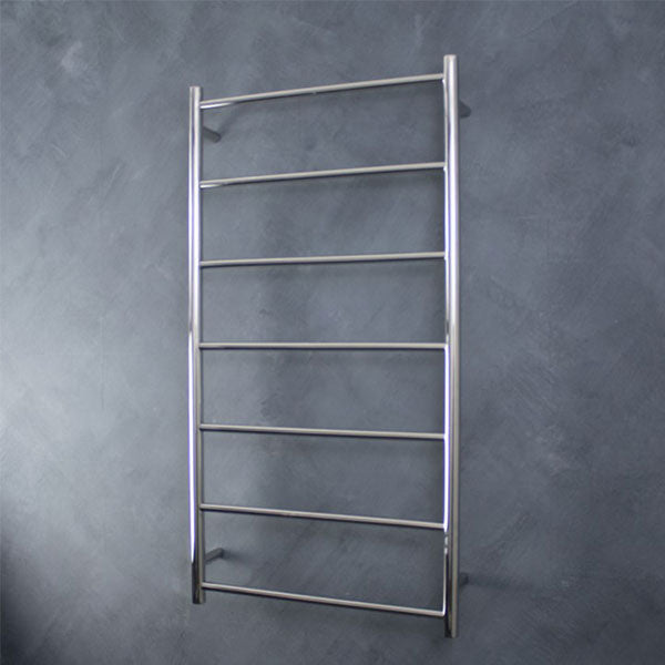 Radiant Round 7 Bar Non-Heated Rail 600mmx1130mm Polished Stainless Steel